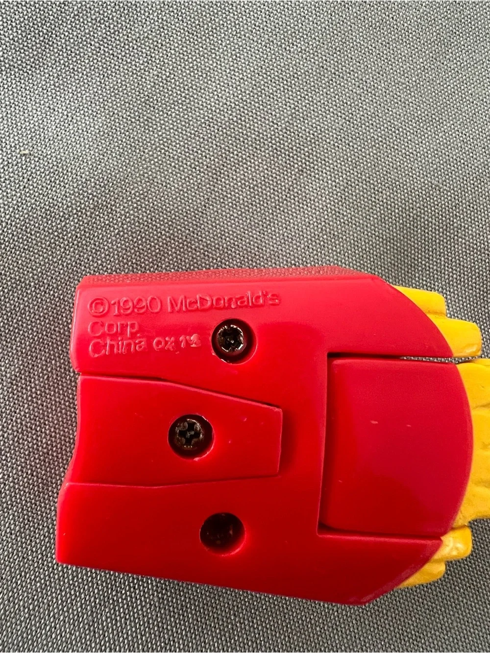 1990 McDonald's Fries Transformer Toy Kids Happy Meal - lot of 2